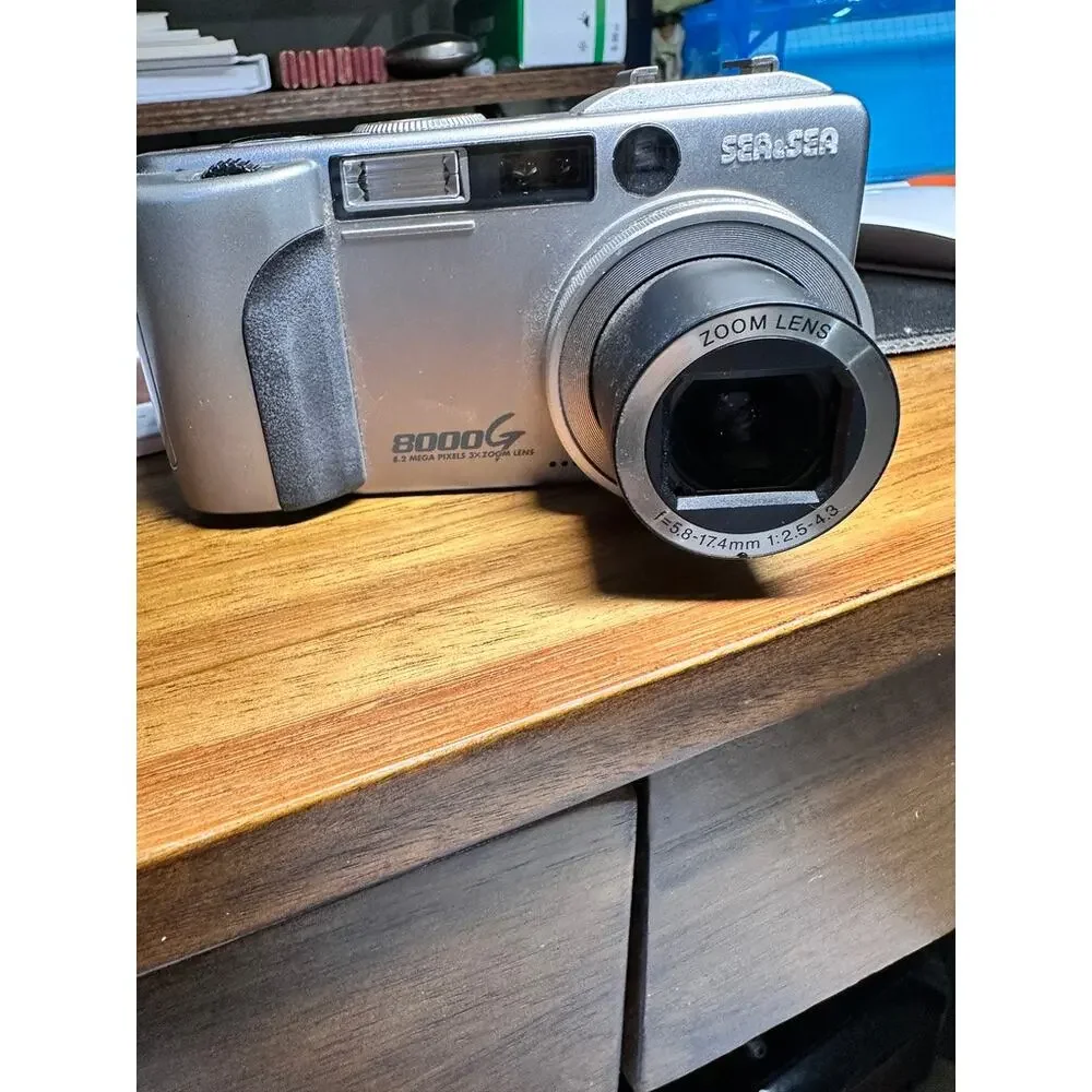 Vintage Sea&Sea DX-8000G 8MP Digital Camera w/ Underwater Housing – Working